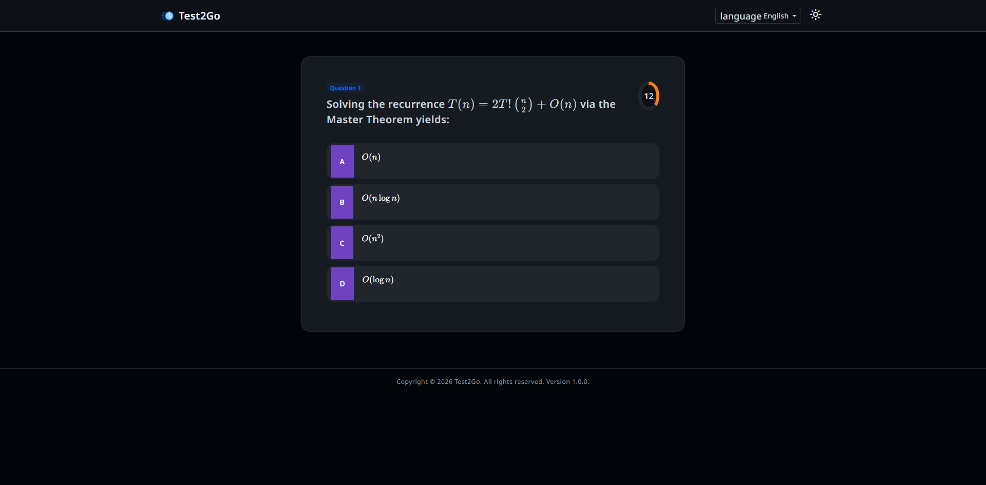 Participant Live Quiz